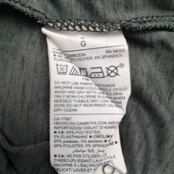 Old Navy Active Breathe On Ladies Size Large Lightweight Dark Grey Hoodie - Picture 4 of 11